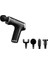 4 Başlıklı Mini Fascial Gun Profesyonel Masaj Tabancası ve Masaj Aleti Komple Vücut 3