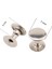 7 mm Nikel Metal Rivet 100 Takım 4