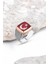 Mineli Türk Bayraklı Gümüş Erkek Yüzük 1