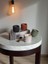 5'li Ay Yüzey Kendinden Desenli Pinterest Mum Set 1