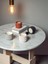 5'li Ay Yüzey Kendinden Desenli Pinterest Mum Set 3