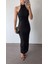 Halter Yaka Siyah Davet Elbisesi 5