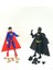 Dummy Süper Kahraman Seti – Batman & Superman Figür – Çıkarılabilir Pelerin, Maske ve Aksesuarlar 2