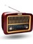 Büro Ev Ofis Si Için Usb Şarjlı Taşınır Am/Fm/Sw Transistör Retro Radyo 1