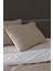 Yeni Sezon Verne King Size %100 Pamuk Biyeli Baskılı Saten Nevresim Takımı - Bej/beyaz - Bej/beyaz 4