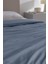 Yeni Sezon Manon King Size %100 Pamuk Ranforce Düz Nevresim - Koyu Mavi - Koyu Mavi 3