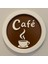 3D Yuvarlak Cafe Duvar Süsü - 706 3