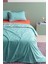 Yeni Sezon Allure King Size %100 Pamuk Nevresim Takımı - Turkuaz - Turkuaz 3