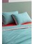 Yeni Sezon Allure King Size %100 Pamuk Nevresim Takımı - Turkuaz - Turkuaz 4