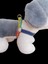 Köpek Göğüs Tasması Minik Irk Mavi Kot Göğüs ölçüsü:28-40cm Ayarlamalı Dog Harness Gt2-39 3