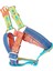 Köpek Göğüs Tasması Minik Irk Mavi Kot Göğüs ölçüsü:28-40cm Ayarlamalı Dog Harness Gt2-39 8
