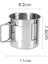 Inox Çelik Kamp Kupası - Kamp Bardağı 350 ml 4 Lü Set 722047 3