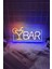 Büro Ev Ofis Hediyesi Için Bar Yazılı Neon LED Işık 2