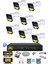 8 Kameralı Set - 1 Tb Hdd, 9 LED Gece Görüşlü Full Hd Güvenlik Kamerası Sistemi 1