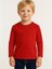 Çocuk Pamuklu Basic Yarım Dik Yaka Uzun Kollu T-Shirt 2