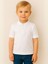 Çocuk Pamuklu Yakalı Dokulu Kumaş Kısa Kollu T-Shirt 1