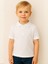 Çocuk Pamuklu Yakalı Dokulu Kumaş Kısa Kollu T-Shirt 2