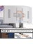 Universal Tv Standı - 27-60 Inch LCD LED Tv Için - Yükseklik Ayarlı, Temper Cam Ayaklı, Kablo Düzenleyicili 4