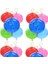 50 Adet Vıp Italyan Malı Rgb Punch Balloon Yüksek Kalite Lastikli Balon 45 cm Balon Baskılı Balon 4