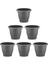 So-Vhs4 Dekoratif Vaha Saksı Iç ve Dış Mekan 7.7 Lt Antrasit 6 Adet 1