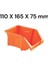 Avo-7 Küçük Boy Düzenleme Kutusu Turuncu 110X165X75 mm 1