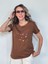 Çiçek Nakışlı T-Shirt 2