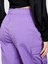 Sisley Beli Lastikli Yama Cepli Paçaları Büzgülü Pantolon Kadın 3m1 Pantolon - 324P4JQJLF04R 3