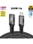USB 4.0 Çift Taraflı Type-C 240W 40 Gbps 8k 60Hz Data Aktarım ,type-C Hızlı Şarj 1mt 2