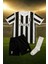 Cristiano Ronaldo Juventus 2018/19 Sezon Siyah Beyaz Retro Çocuk Forması 4 Parça Forma+Şort+Çorap+Biliklik 3