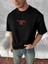 La Vie Siyah Oversize Erkek T-Shirt 2
