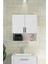 2 Kapaklı, Aynasız Moda Banyo Lavabo Dolabı, Aynasız Üst Dolabı Beyaz 1