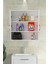 2 Kapaklı, Aynasız Moda Banyo Lavabo Dolabı, Aynasız Üst Dolabı Beyaz 2