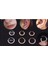 Daith Piercing Önden Taşlı Halka Piercing-Halka Çapı 8mm-1 Adet 2