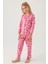 Barbie 1767-G Kız Çocuk Garson Gömlek Pijama Takımı 3
