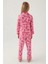Barbie 1767-G Kız Çocuk Garson Gömlek Pijama Takımı 5