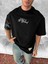 The Movement Erkek Oversize Siyah T-Shirt 3