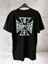 Oversize West Coast Choppers Baskılı %100 Pamuk T-Shirt 1