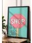 Shop Tabelası Çerçeveli Tablo - Pop Art Poster Tablo 1