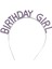 Mor Renk Kristal Taşlı Parlak Birthday Girl Yazılı Taç 1