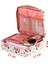 Organizer Kozmetik Makyaj Çantası Su Geçirmez Özellikli Gülen Pembe 2