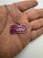Silver Yazılı Pembe Barbie Logo Desen Kolye – Metal Zincirli Şık ve Trendy Takı 1