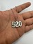 520 Numeroloji Bereket Unisex Kolye – Metal Zincirli, Anlamlı Tasarım 1