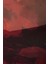 Kadın Çiçek Desenli Bodycon Maxi Tül Elbise Red 4