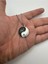 Yin Yang Ba Gua Tai Chi Sembolü Unisex Kolye – Metal Zincirli, Spiritüel Enerji ve Denge Temalı Takı 1