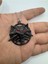 Siyah The Witcher Kurt Kafası Kolye | Unisex | Metal Zincirli Gotik ve Fantastik Tasarım 1