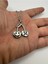 Sad And Happy (Mutlu ve Mutsuz ) Cherry Desen Unisex Kolye – Metal Zincirli Renkli Tasarım Takı 1