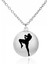 Siyah Güç – Kick Boks Siyah Mineli Unisex Sporcu Kolyesi (Metal Zincirli) 1