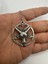 Ters Pentagram ve Goat Head Desen Gümüş Renk Unisex Kolye – Metal Zincirli Gotik Takı 1