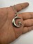 Ay Yıldız Desen Kolye – Gümüş Renk Zamak Metal Unisex Vatan Temalı Takı 1
