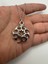 Yuvarlak Ninja Star Desen Kolye – Metal Zincirli Zamak Kaplama Unisex Dövüş Sanatları Aksesuarı 1